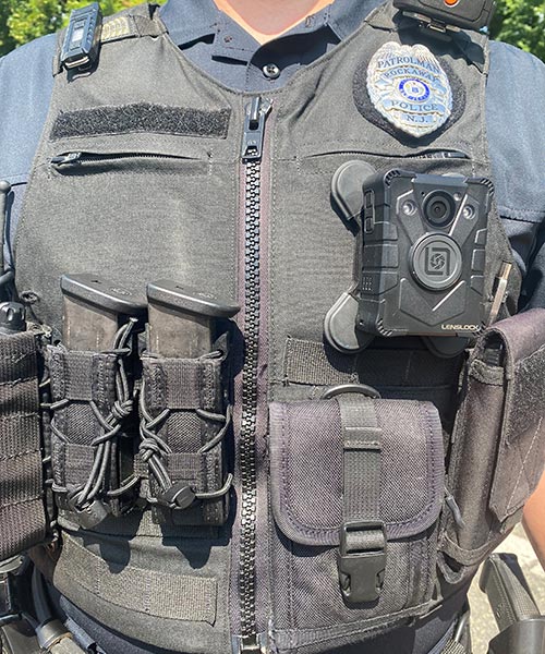 camera worn by police officer